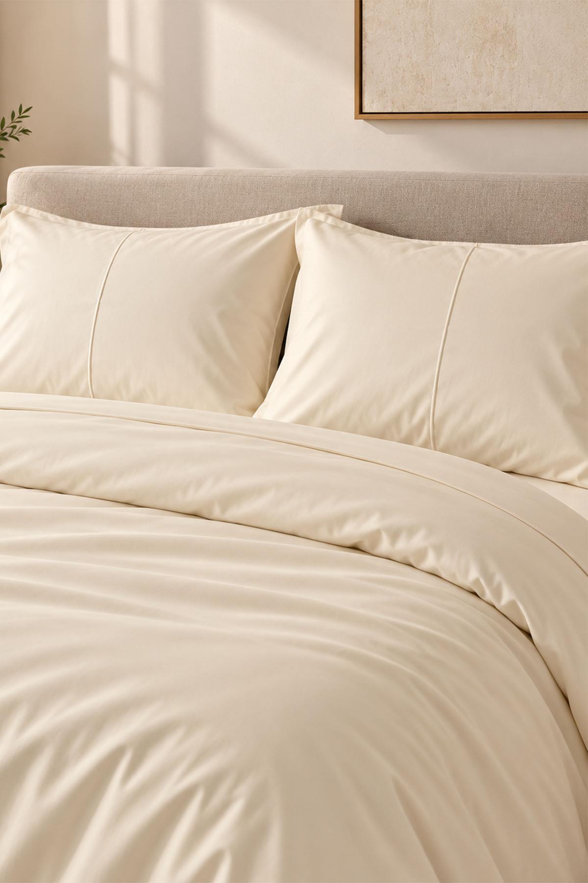 Lino %100 Cotton Double Size 3-Piece Duvet Set