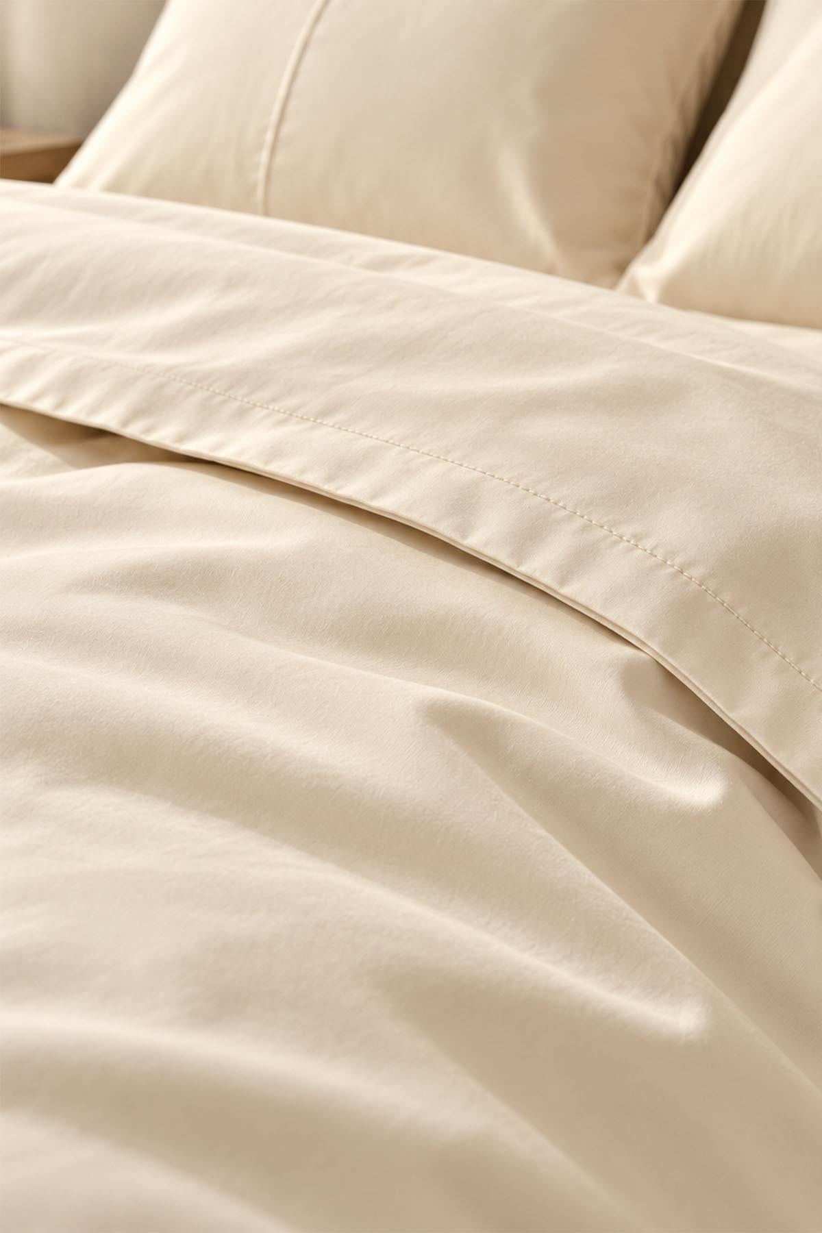 Lino %100 Cotton Double Size 3-Piece Duvet Set