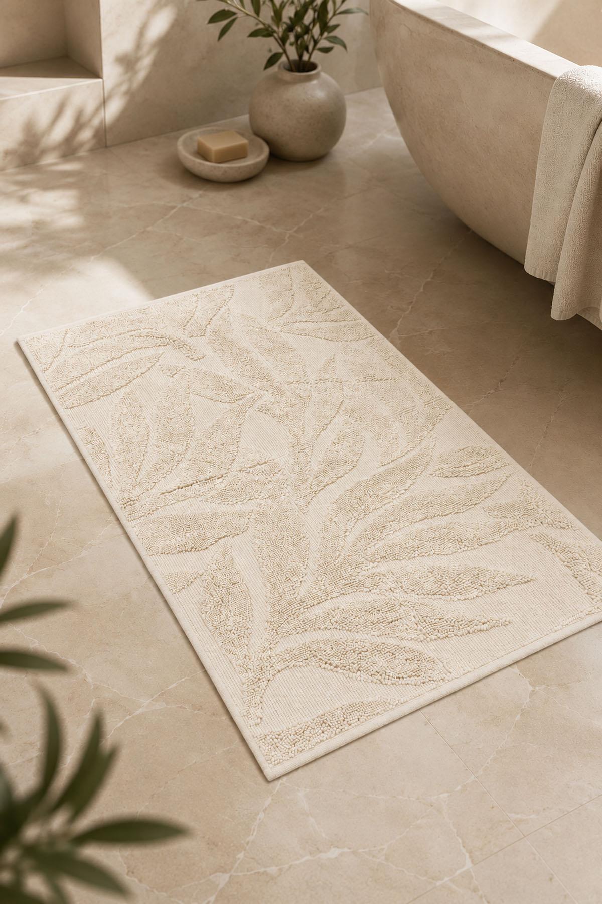 Sage Leaf Pattern Foot Towel (50 x 80 cm)
