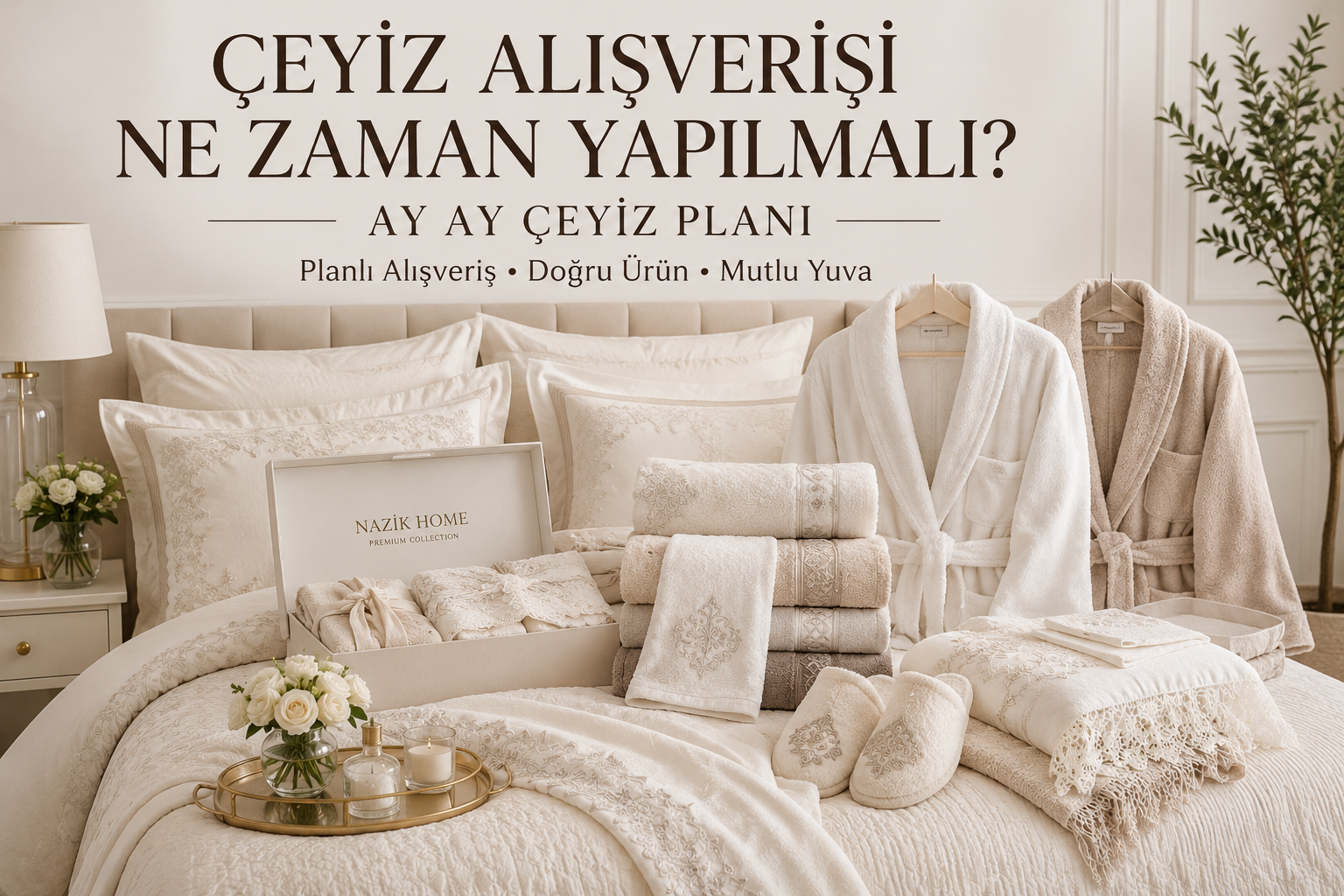 Çeyiz Alışverişi Ne Zaman Yapılmalı? Ay Ay Çeyiz Planı