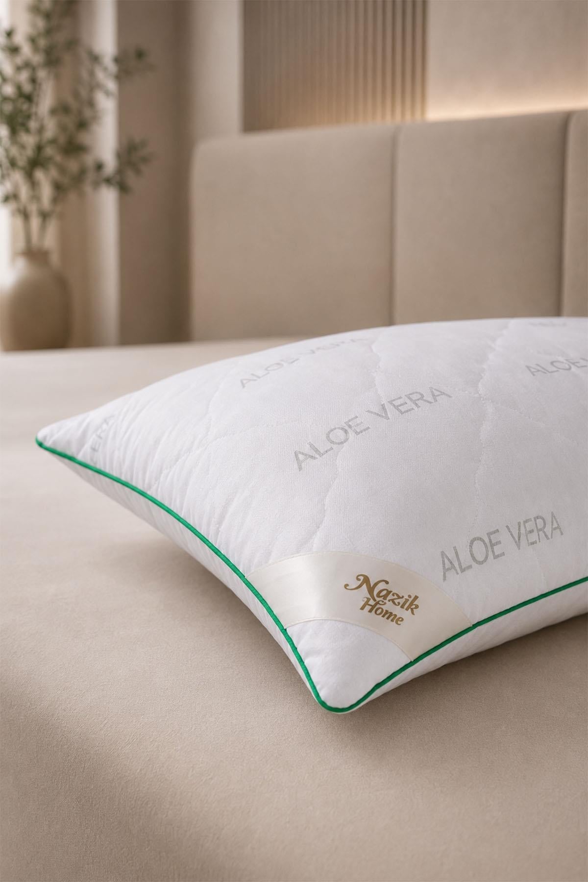 Aloe Vera Piped Pillow (50 x 70 cm) / 900 GR