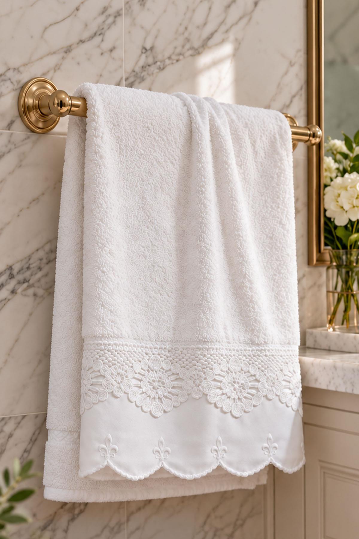Alvin Embroidered Face Towel (50 x 90 cm)
