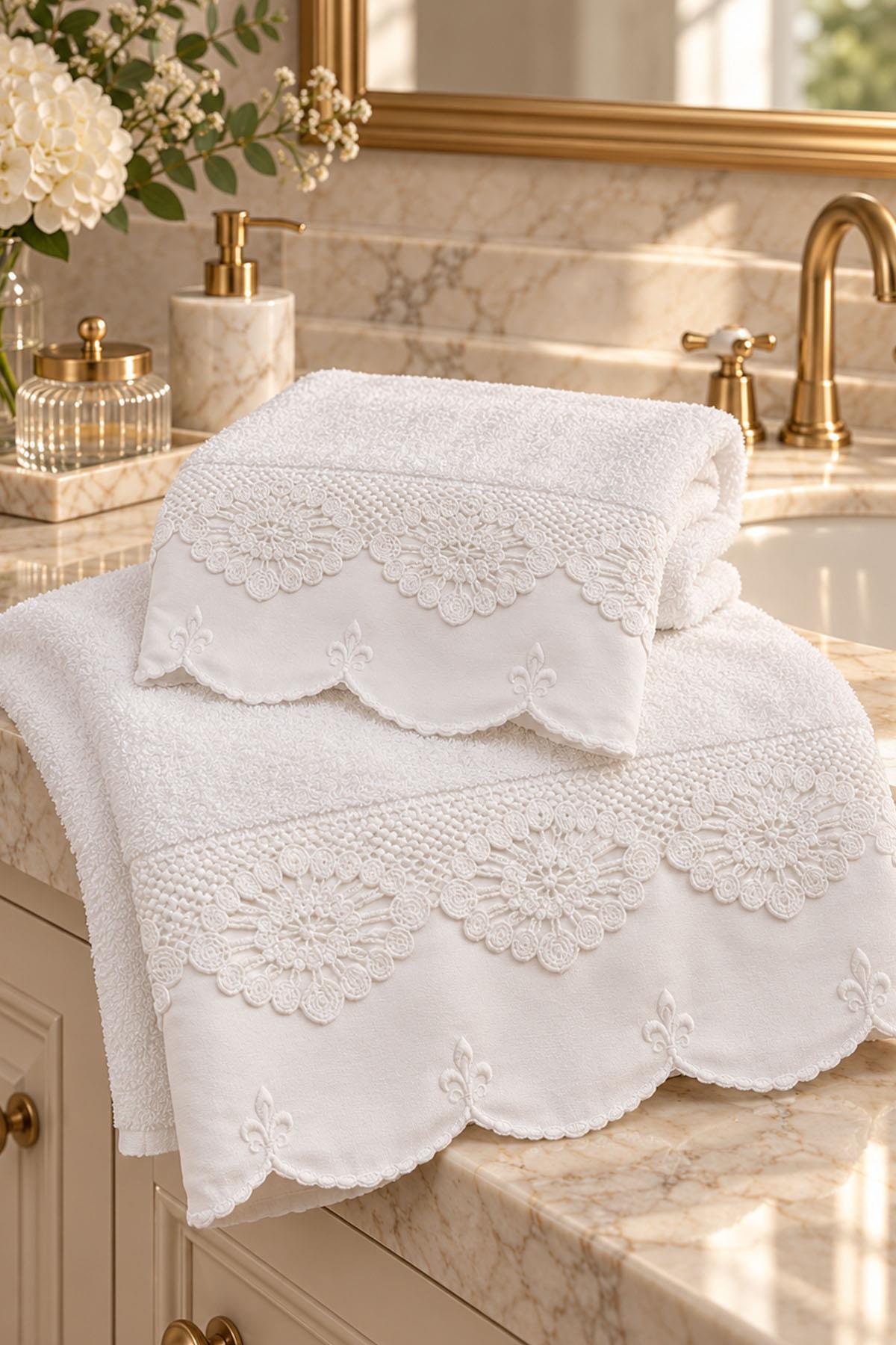 Alvin Embroidered Face Towel (50 x 90 cm)