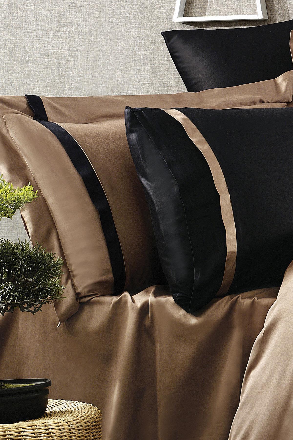 Elite 100% Cotton Satin Super King Size 6-Piece Duvet Cover Set