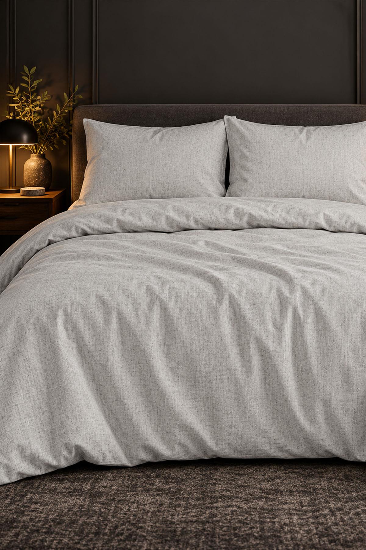 Lino %100 Cotton Double Size 3-Piece Duvet Set