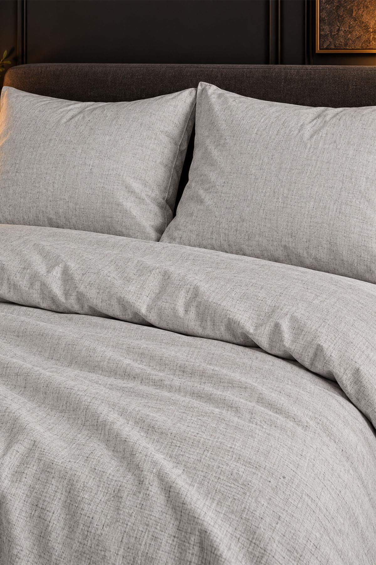 Lino %100 Cotton Double Size 3-Piece Duvet Set
