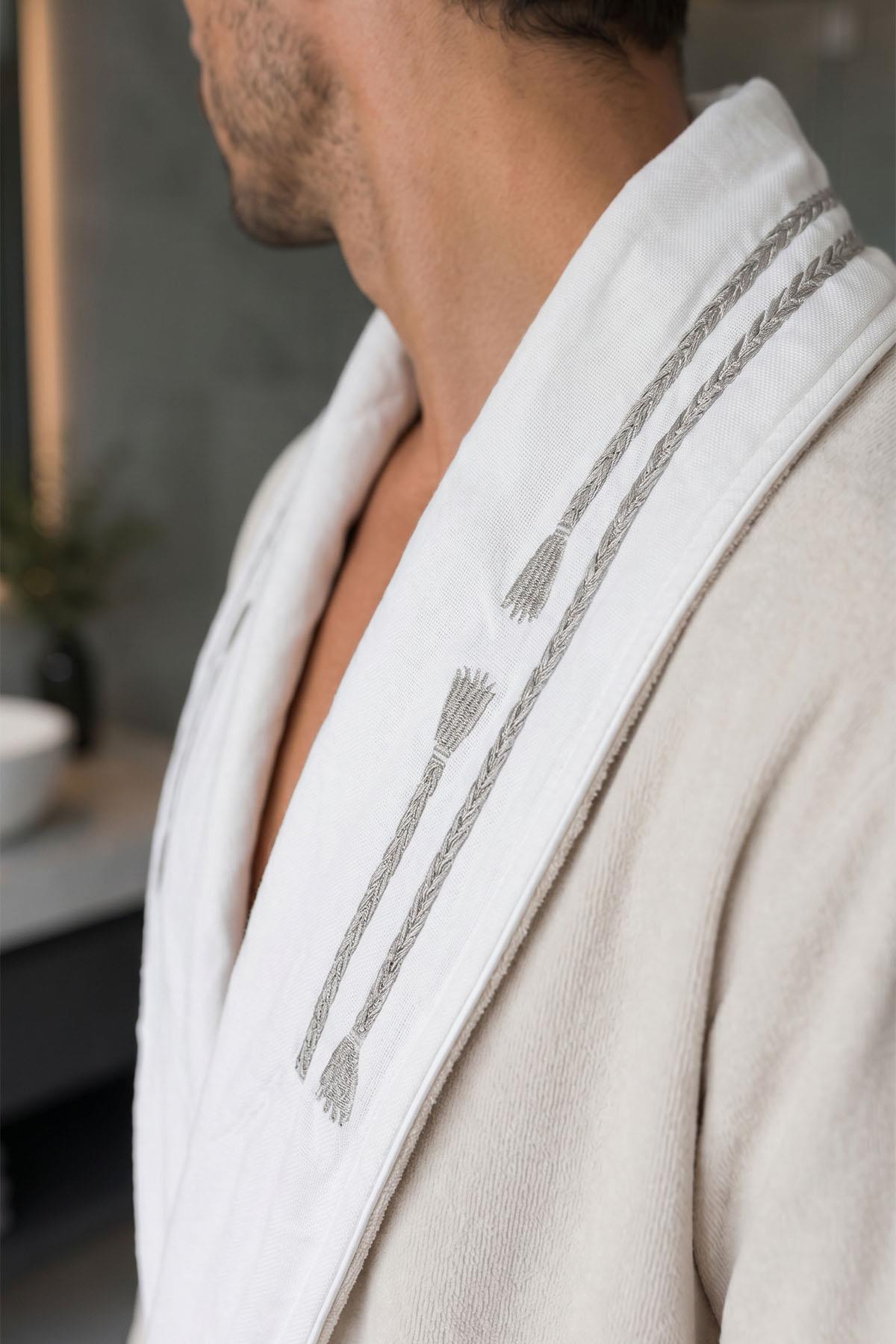 Men's 100% Water-Absorbent Welsoft Fleece Bathrobe