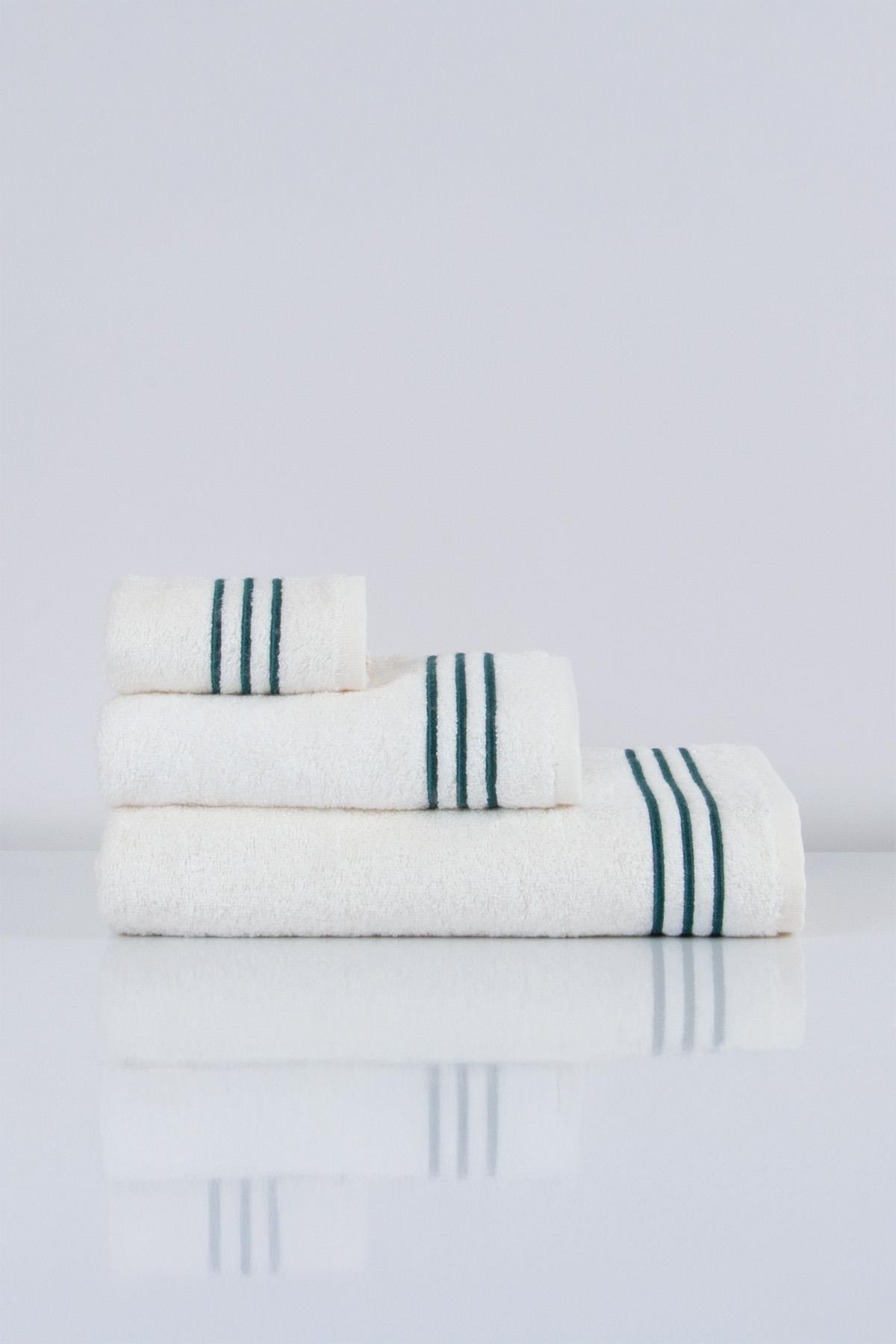 Zen Line Embroidered Hand Towel (30 x 50 cm) - Nazik Home - Value for My Home!